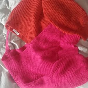 Colorful crop sweater